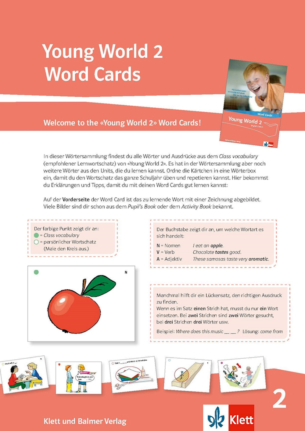 Young World 2 Word Cards