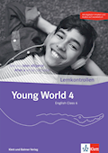 Young World 4 Lernkontrollen mit Online-Zugang Eng
