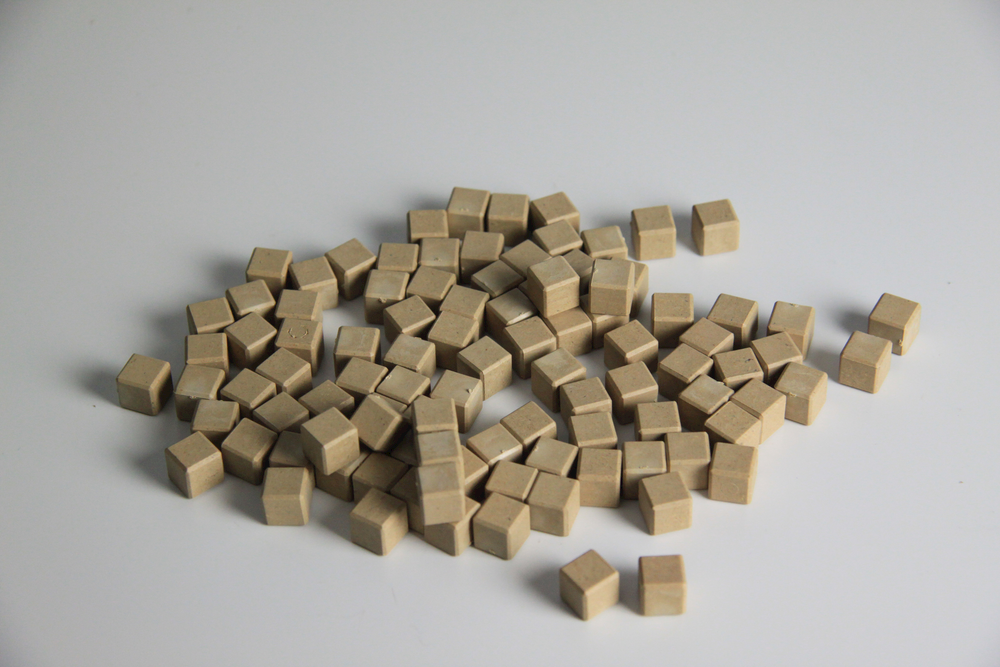 Zehnersystem-Holz  Einerwürfel à 100 Stück