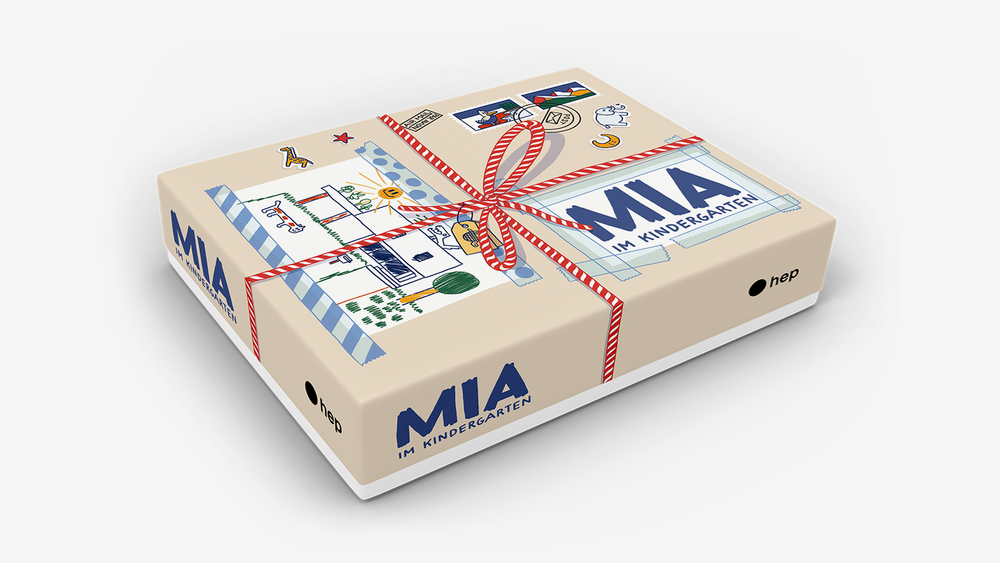 MIA im Kindergarten  Box mit Kartenset und Klapp-W