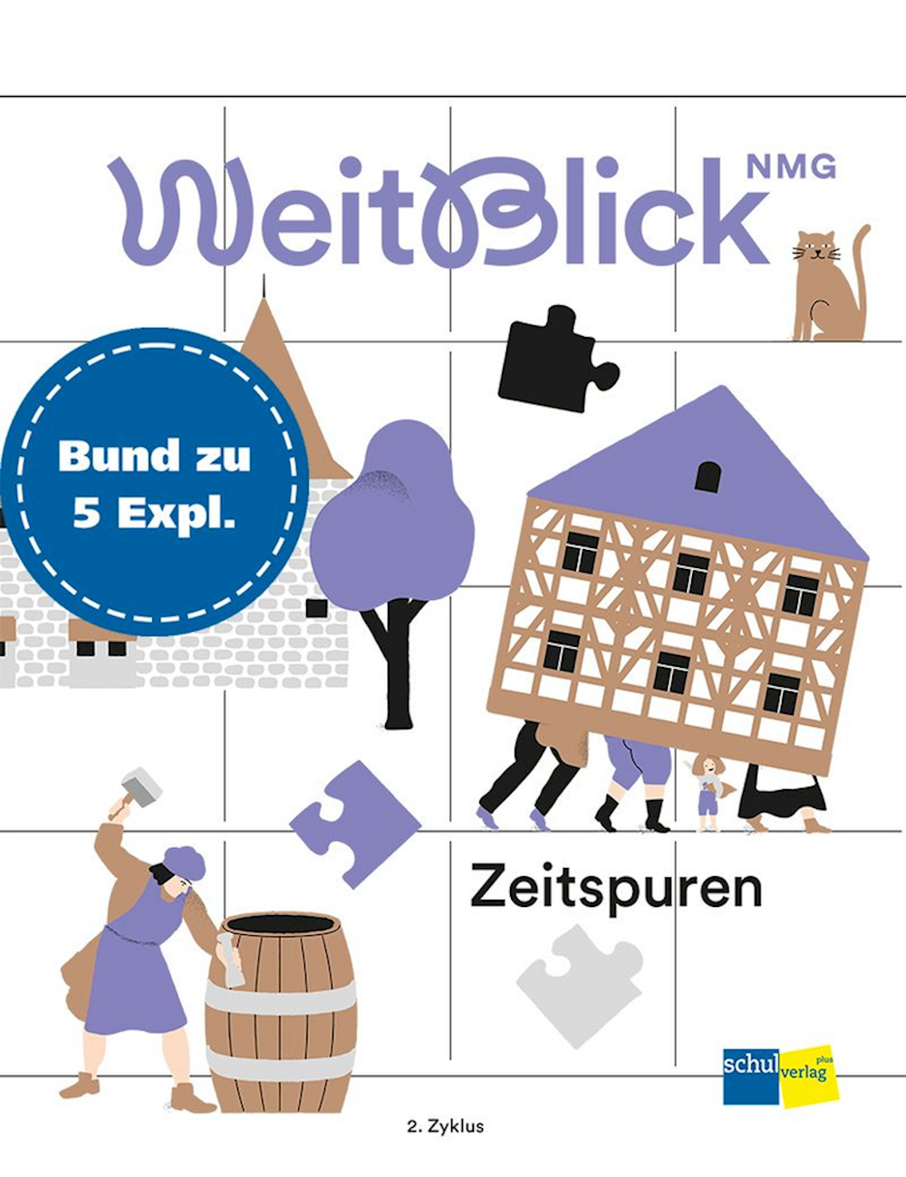 LMVZ | Weitblick NMG 2. Zyklus, Magazin Zeitspuren, Bund Zu 5 Expl.