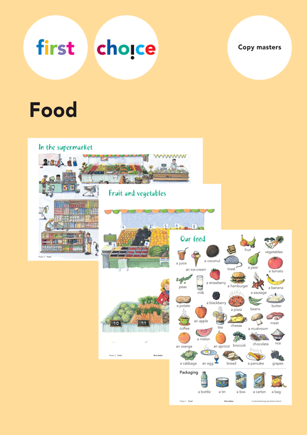 First Choice Food Posters with Copy masters