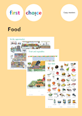 first choice Food Posters with Copy masters