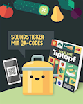 Der kleine Tiptopf Soundsticker mit QR-Codes